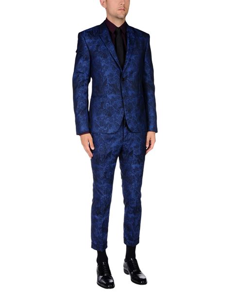 versace royal blue suit|Versace blue shirt.